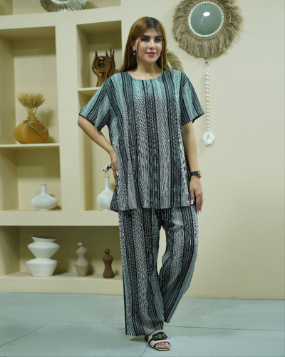 بلوز شلوار نخی