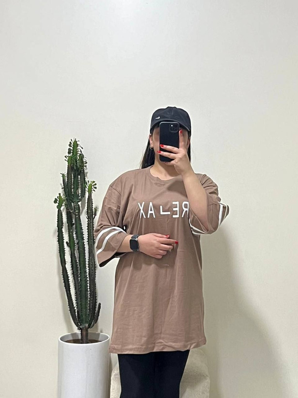 تیشرت لانگ ریلکس